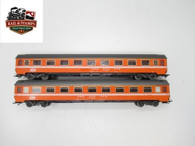 Märklin 2x 4162 Eurofima-Personenwagen 1. Klasse SBB CFF FFS Schweiz AC H0 OVP