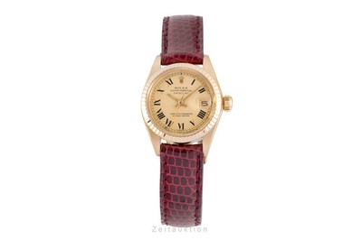 Rolex Lady Datejust 18K Gold (0,750) Automatik Damenuhr Ref. 6917 Klassiker