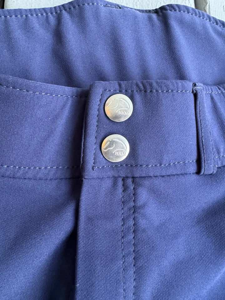 Pantalones de montar a caballo HKM para niños 12-13 años 164 asientos completos cómodos Foto 3 de 4