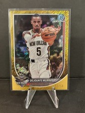 2025-26 Bowman #BCV-142 Dejounte Murray Chrome Gold Shimmer Refractor 02/50