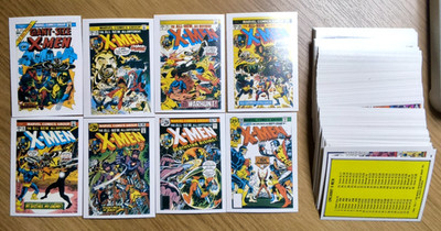 1990 The Uncanny X-Men Cover Series 1 Full Set 90 Cards.  PACKFRISCH