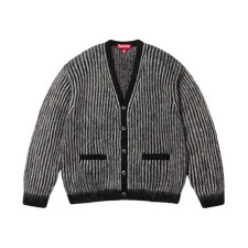 Supreme 2-Tone Mohair Cardigan Black 25SS