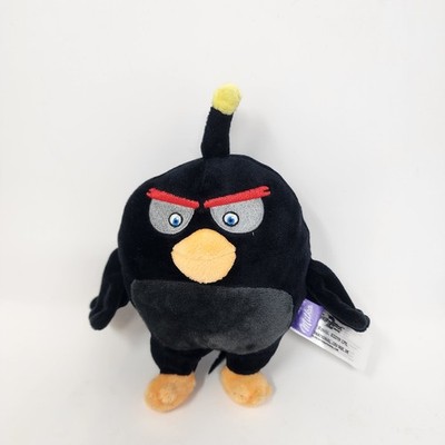 Angry Birds Movie 2 Bomb Black Bird Soft Plush Toy 8  2019 Rovio Milka