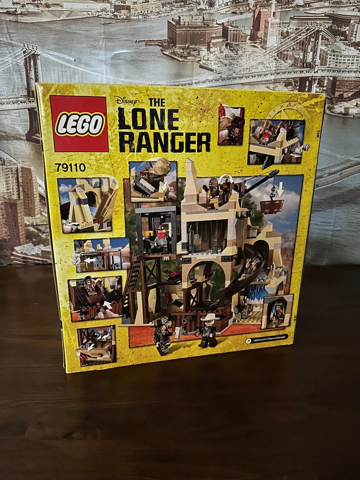 LEGO The Lone Ranger: перестрелка в серебряной шахте (79110) Дикий Запад новый запечатанный снят с производства - Изображение 3 из 4