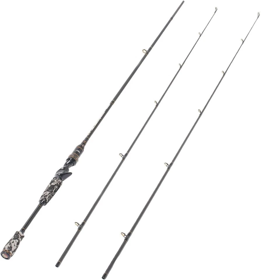 E Series Camo Legend Portable 7' Casting Rod - Fast Action Dual Tip Design - Image 3 of 4