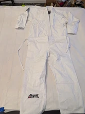 Revgear Gi Top & Bottom Unisex A0 White Brasil JiuJitsu Adult