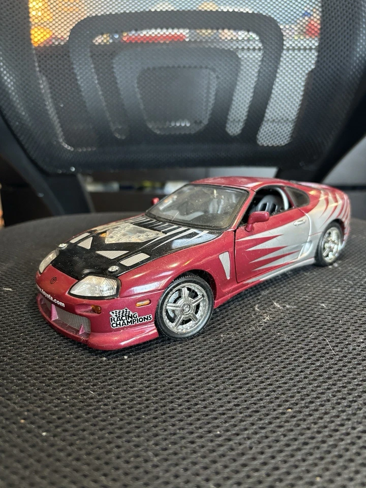 Racing Champions 1/18 Scale Drifting 1995 Toyota Supra Model Car VERY RARE - Image 3 of 4