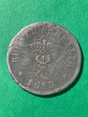 PHILIPPINES CULION LEPER COIN 1913  10 CENTAVO KM-8  #904