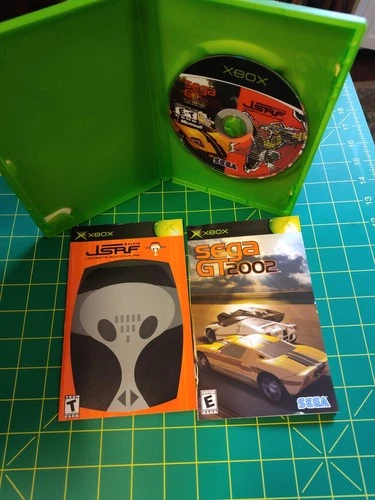 SEGA GT 2002 / Jet Set Radio Future (JSRF combo disk) (Microsoft Xbox) CIB, Good