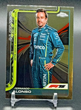 2025 Topps Chrome F1 Fernando Alonso Portrait #9 Base Formula 1