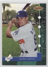2005 Bowman's Best Green /899 Russell Martin #75 0af
