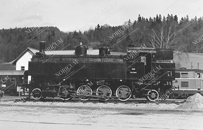 2x KB s/w Negativ Dampflok ÖBB 93.1364, Bhf. Hainfeld 1978 #5213