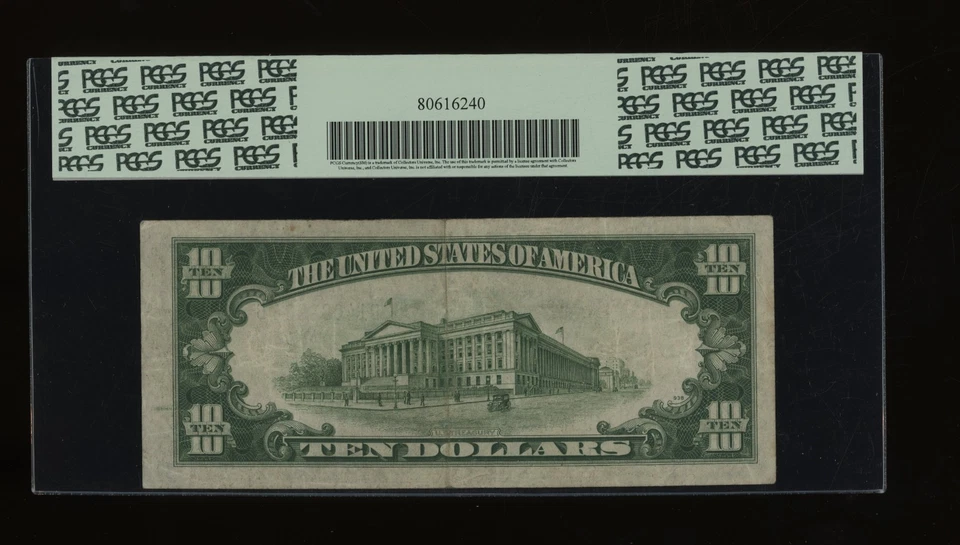 DBR 1934-A $10 FRN Cleveland Fr. 2006-D PCGS 25 Serial D14094934B - Image 2 of 2