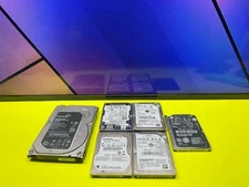 3.5'' & 2.5'' SATA Hard Drives LOT (Failed/Degraded) - For Parts