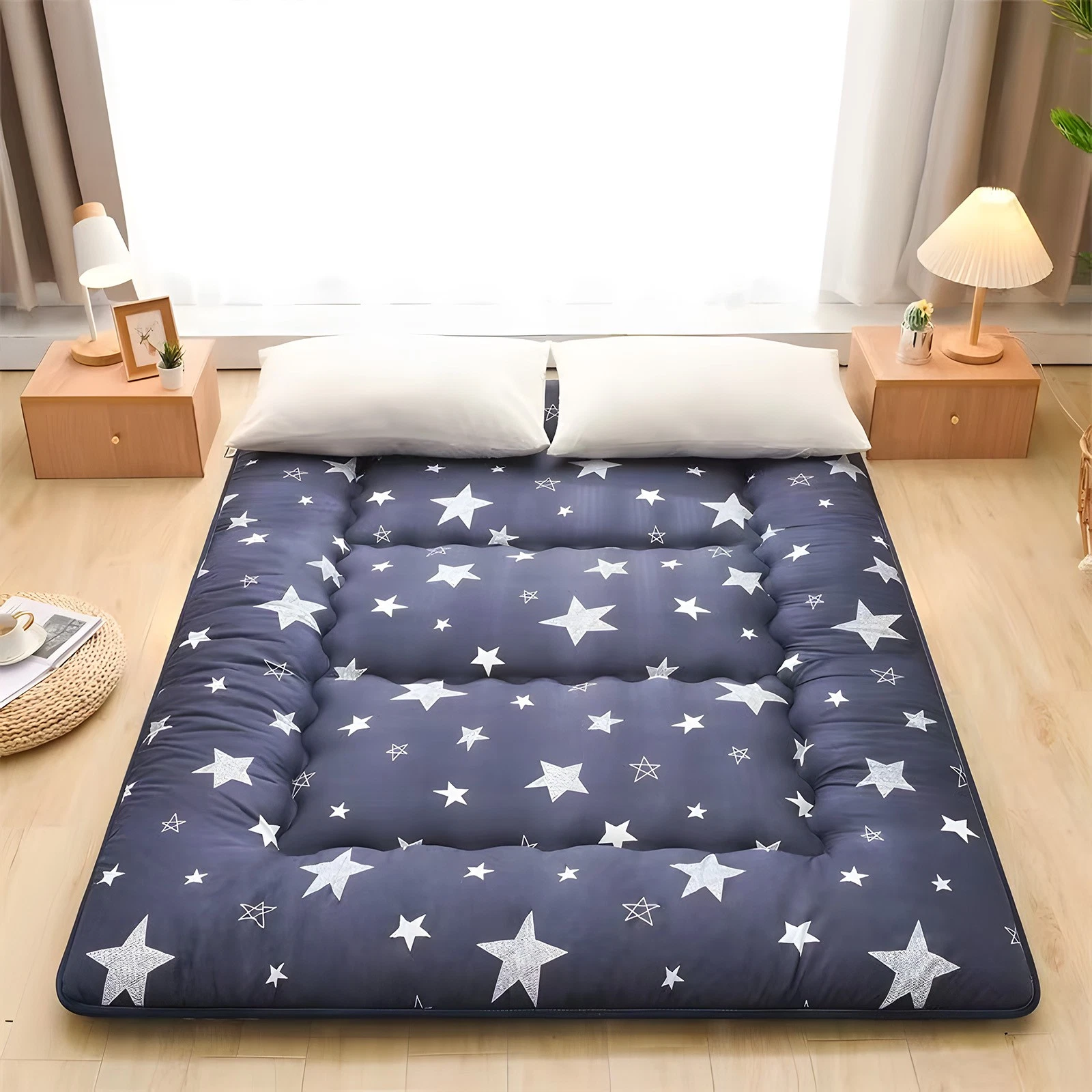 Japanese Sleeping Floor Mattress Foldable Roll Up Futon Tatami Mat for RV Home
Opens in a new window