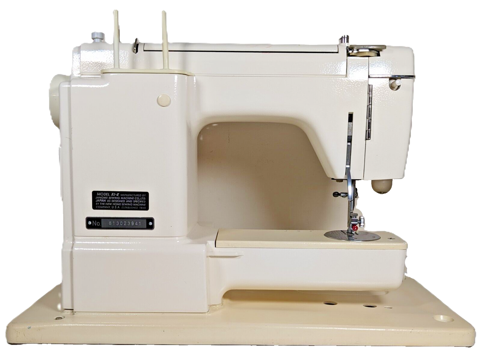 NEW HOME XLII Heavy Duty ZigZag Sewing Machine Janome. Japan. VGC