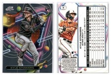 2023 Topps Cosmic Chrome Baseball Kyle Stowers Base Rookie #40 Baltimore Orioles