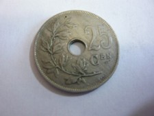 belgique pièce - belgie munt 25 centimes 1921