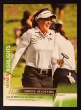 2024 Upper Deck Golf #88 Brooke Henderson Season Highlights NM-MINT