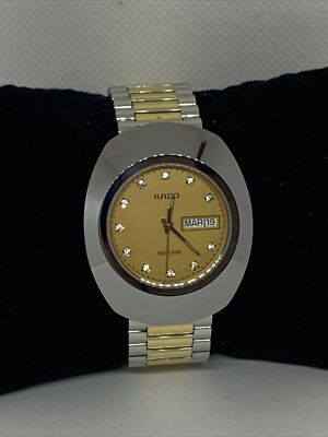 Rado Diastar 114.0391.3 Men's Stainless Steel Analog Gold Dial