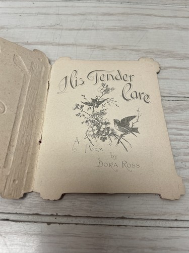 His Tender Care & Living Stones Antique Christian Mini Book Bible Poems 1890s - Picture 8 of 10