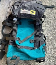 VINTAGE MOUNTAIN SMITH BUGABOO BACKPACK HERITAGE TEAL/BLACK 25” Small