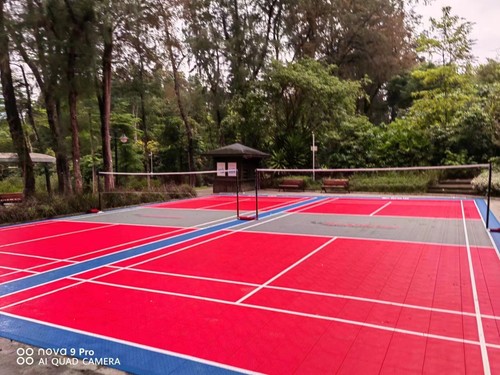 Azulejos de suelo 3x3 baloncesto multideporte azulejos de clic con certificado FIBA - Imagen 3 de 29