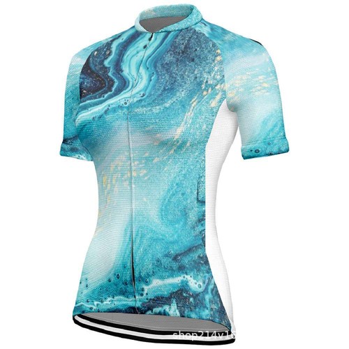 Colourful Cycling Jersey Women's Short Sleeve MTB Bike Bicycle Cycle Jersey Top - Picture 25 of 62