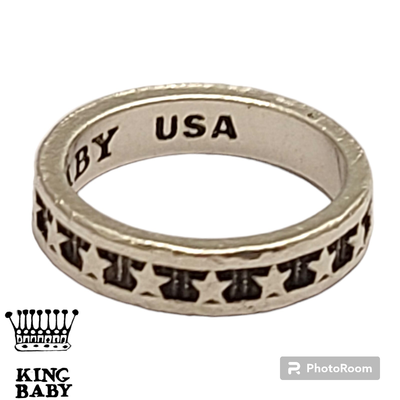 King Baby Studio Stackable Sterling Silver Star R… - image 4