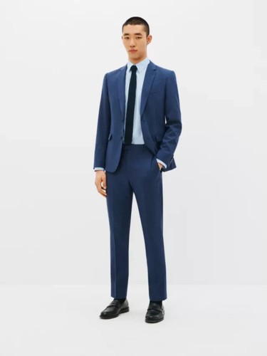 Kin John Lewis Suit Trousers 38 Long Slim Royal Blue Wool Blend BNWT RRP£69 - Picture 17 of 24