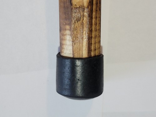 45" Bigfoot Wood Walking Stick Carved Sasquatch trekking pole pilgrim staff - Picture 5 of 9