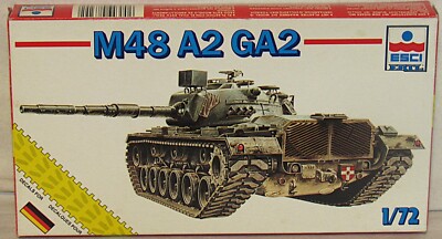 ESCI #8329 M48 A2 GA2 1:72 Scale Open Box - NOS