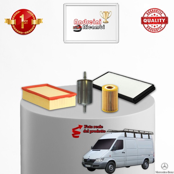 Inspektionskit Filter Mercedes Sprinter 314 92KW 125CV Von 2001->-image