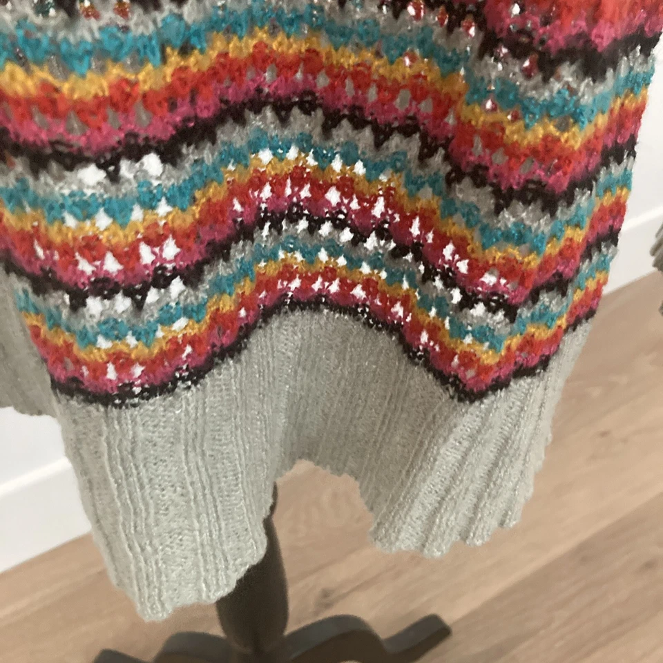 Vestido Suéter Nine West Vintage America Largo Suéter XL Manga Larga Puño Grande Foto 3 de 4