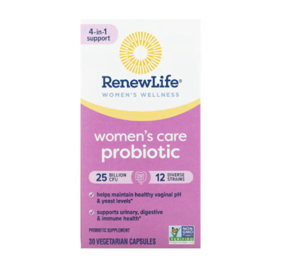 Renew Life, Women s Care Probiotic, Probiotikum Frauen, 25 Mrd KBE, 30 Kapseln