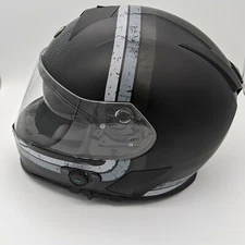 Torc T14b Bluetooth Helmet Full Face Bullhead Flat Black XLarge Open Box 