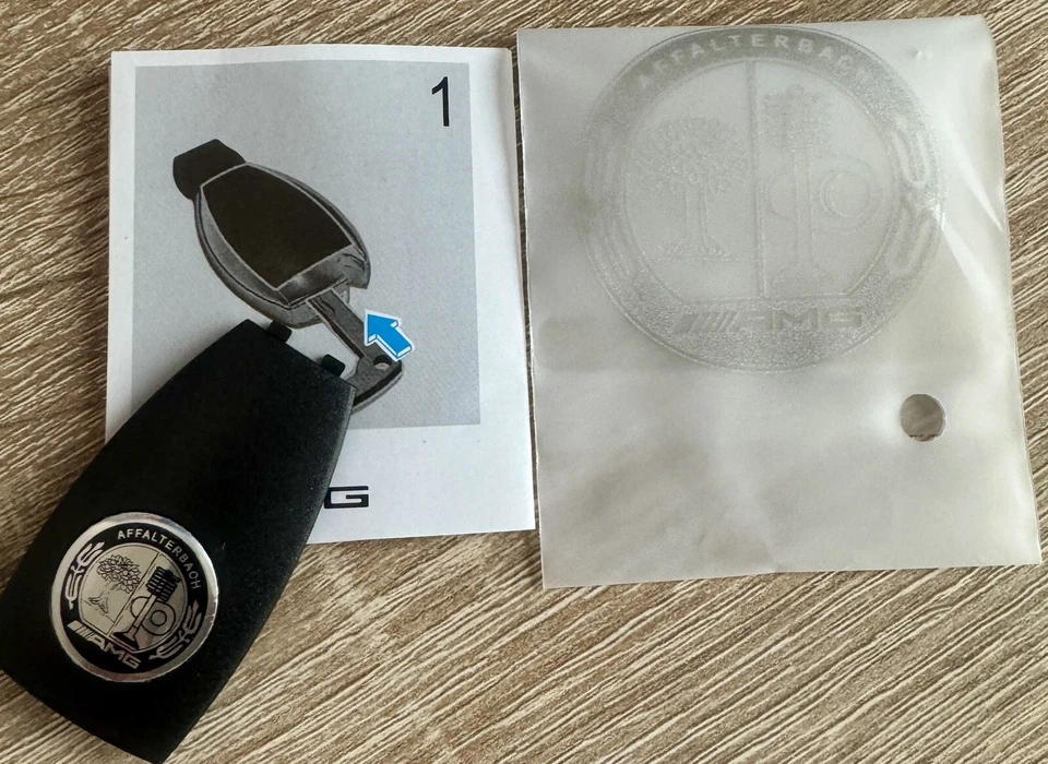 Cubierta llavero Mercedes-Benz AMG A B C E S M G CLA GLA GLA GL GLC Reino Unido Foto 3 de 4