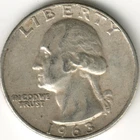USA - 1963D - Washington ¼ $ - Silver Eagle - #12304RG