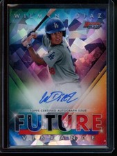 2021 Bowmans Best Wilman Diaz Future Vibrance Atomic Refractor Auto /25