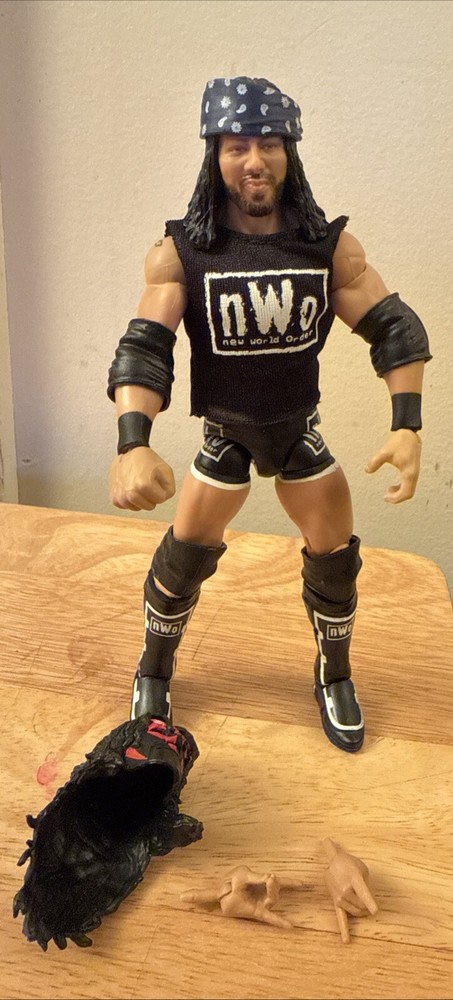 WWE Mattel Elite Exclusive Fan Takeover Figure X-PAC (nWo) Complete Hands Mask