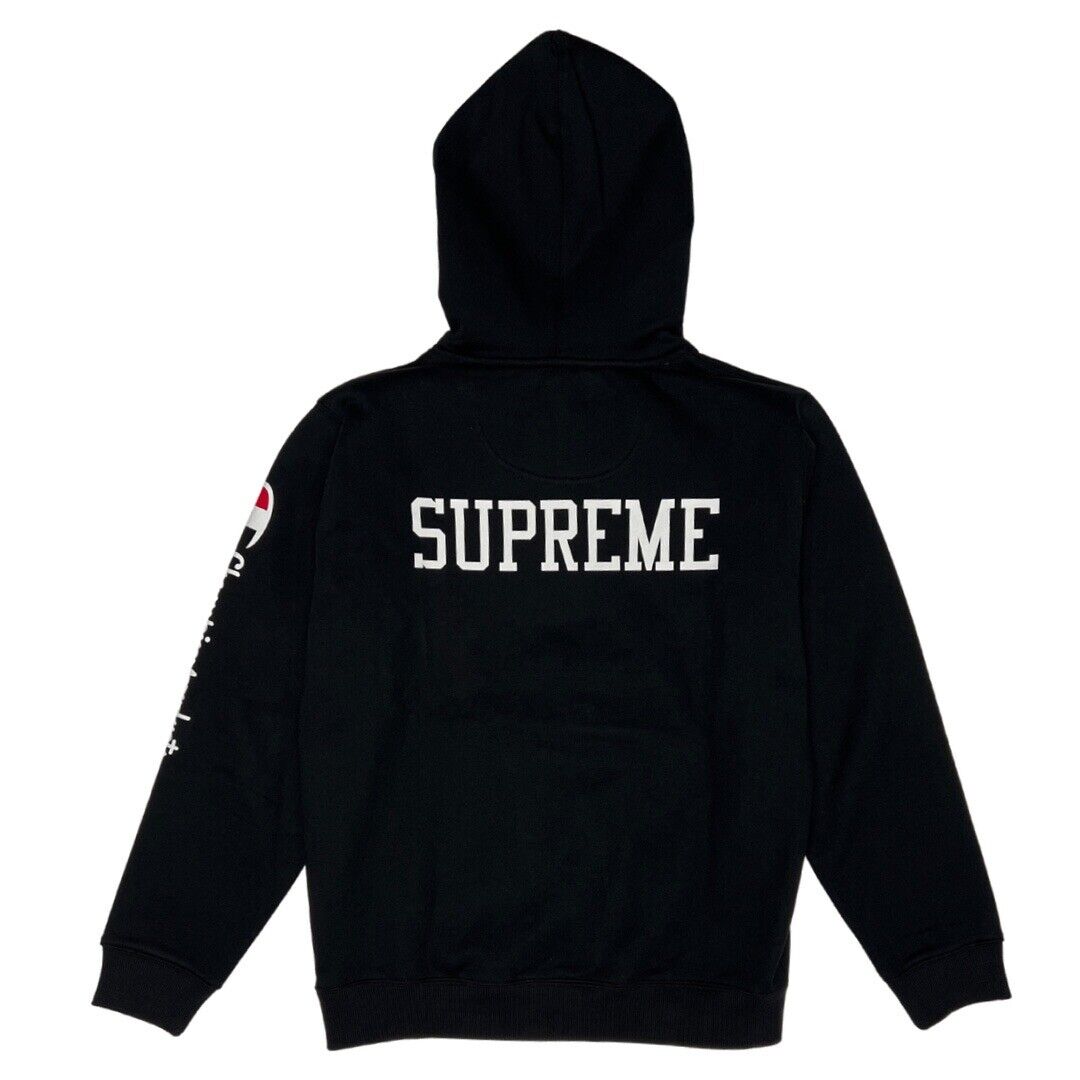 Supreme Champion Hoodie Black FW16 Size Medium NEW