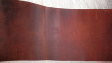 9"x19" DARK BROWN OIL TANNED UTILITY LEATHER COWHIDE avg 1.4mm thick 29