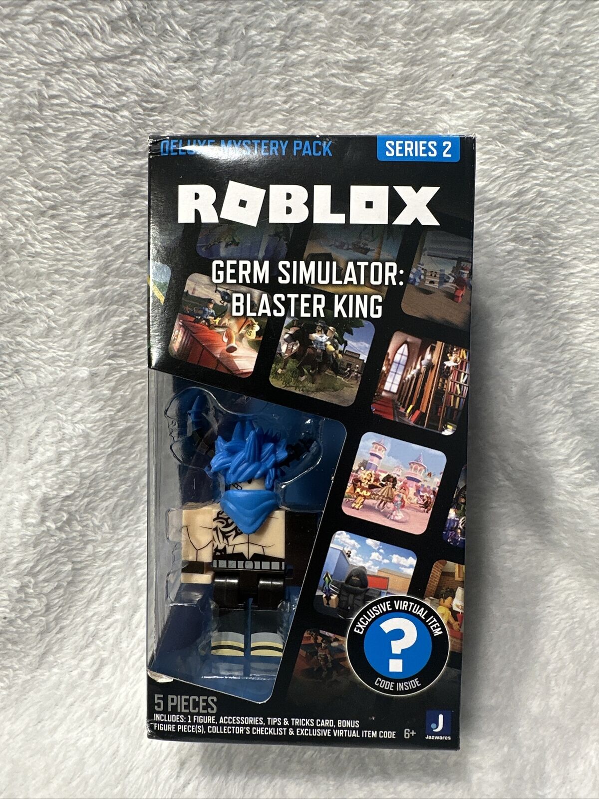 Roblox Series 2 Germ Simulator Blaster King Deluxe Mystery Pack + Ninja  Legend