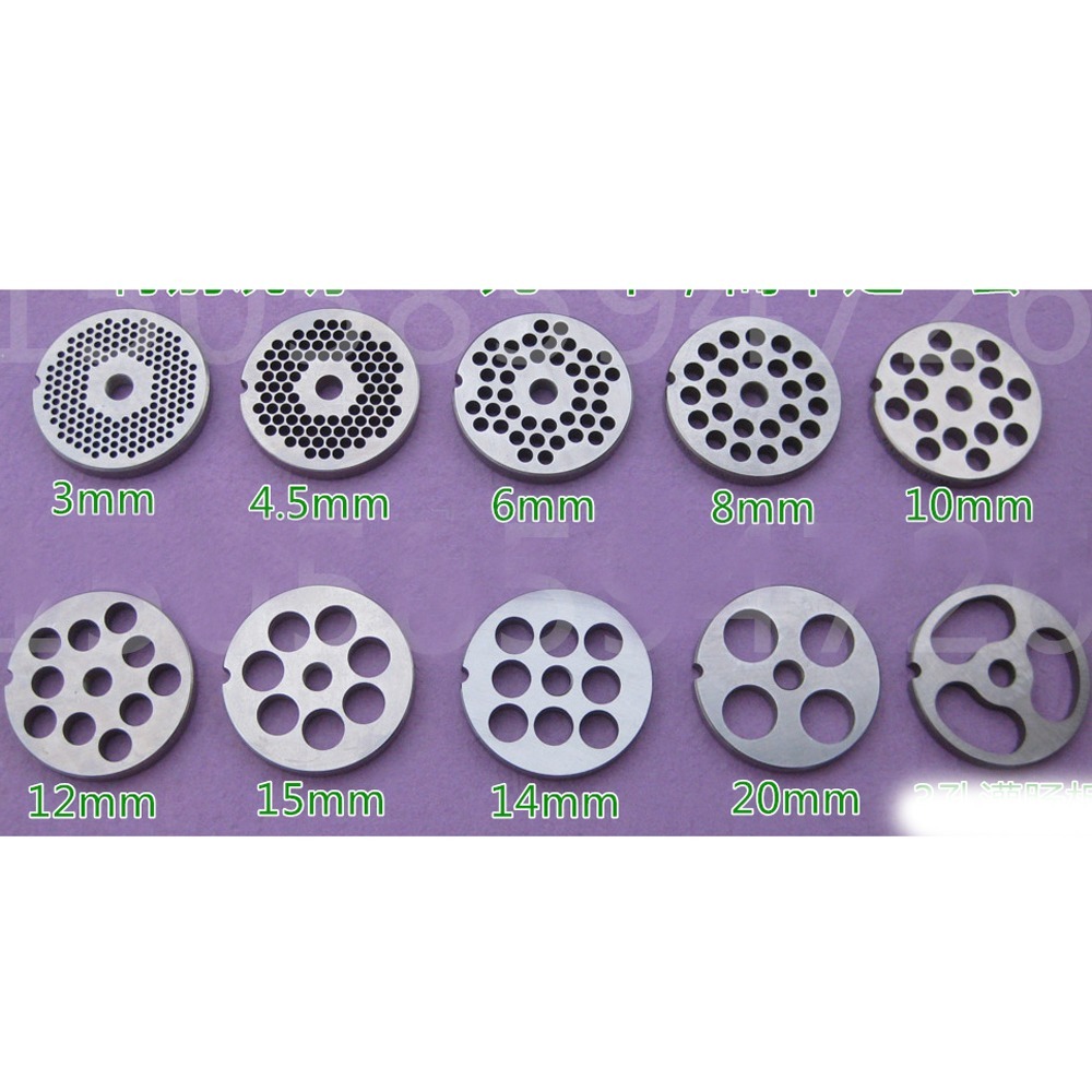 パーツ [meat eater] 1 X Steel Meat Grinder Hole Plate Chopper Disc Mincer Replacement