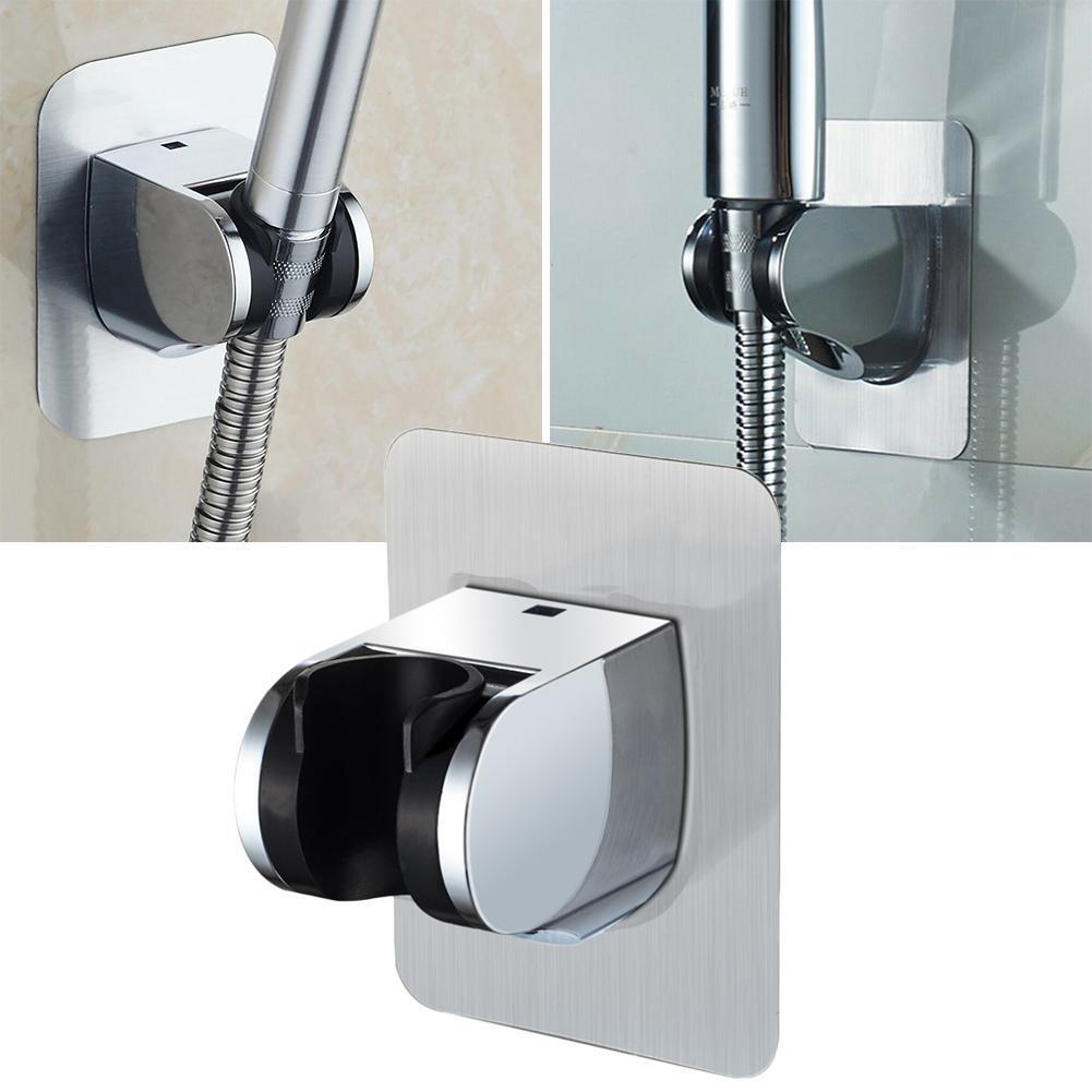 Adjustable Bathroom Wall Mounted Shower Head Handset Holder Bracket= Y8X4