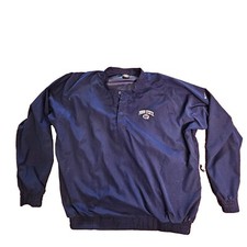 Penn State Nike Mens Pullover Windbreaker Jacket Large Blue Nittany Lions O6b