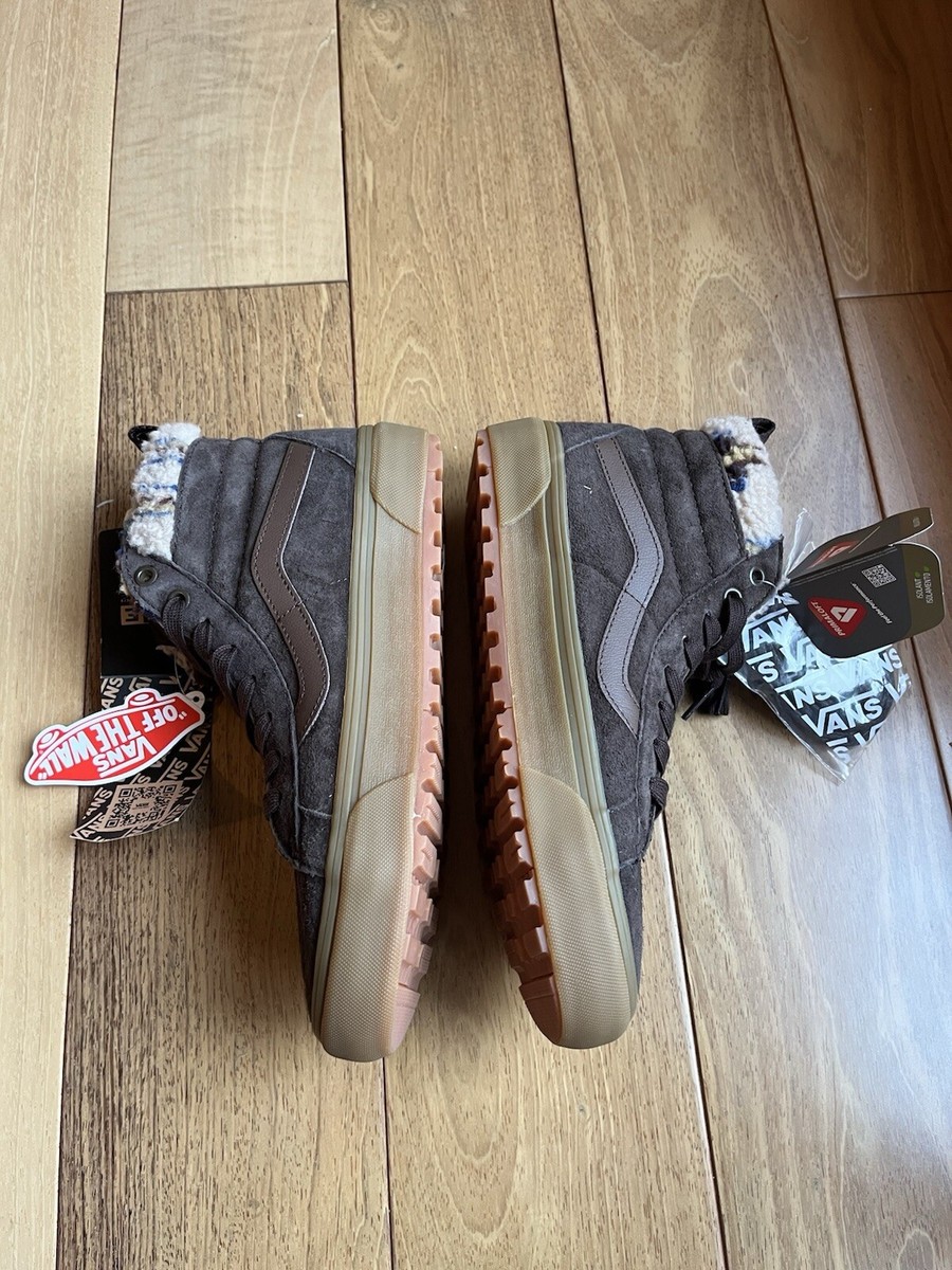 NWOB Vans Sk8-Hi MTE-1 Brown Gum Sherpa All Weather Hiking  display picture 3