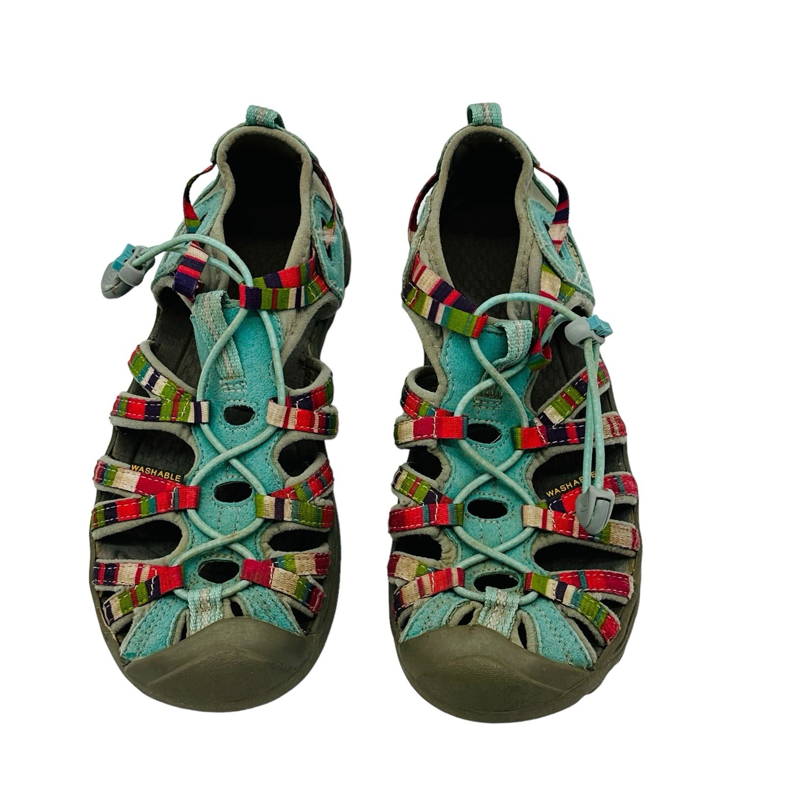 Sandali sportivi KEEN Whisper Raya Fusion scarpe da trekking acqua ragazza taglia 5 multicolore