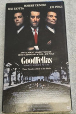Goodfellas VHS 1990, Waren Brothers, Liotta, De Niro, Pesci, USED GOOD TESTED
