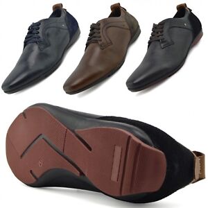 Mens Leather Genuine Shoes Office 